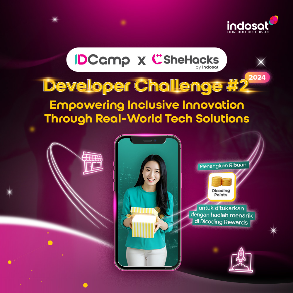 IDCamp 2024 Developer Challenge #2 x SheHacks - Empowering Inclusive Innovation  Through Real-World Tech Solutions