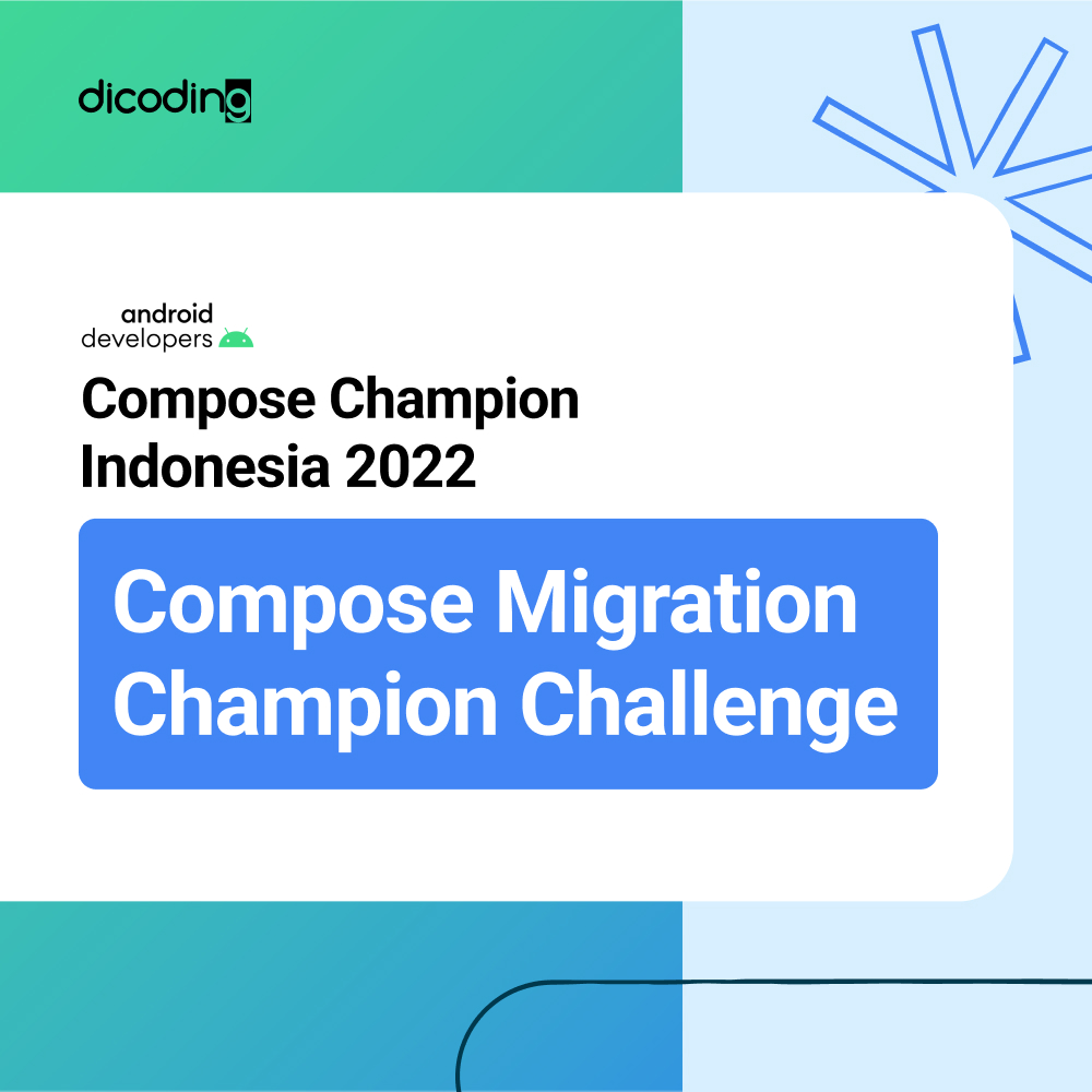 Compose Champion Indonesia 2022 : Compose Migration Champion Challenge