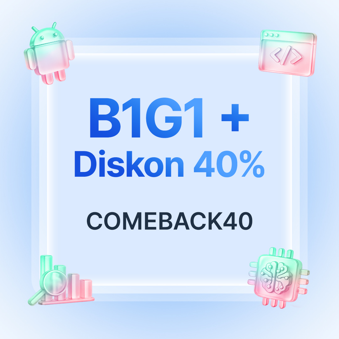 Back to Learn!  Buy 1 Get 1 + Diskon 40%