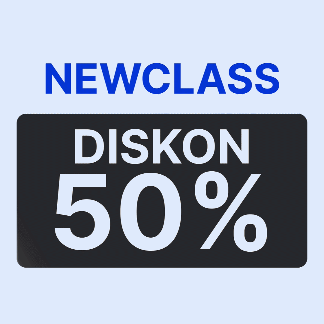 Diskon Spesial 50% untuk Menyambut Kelas Baru 