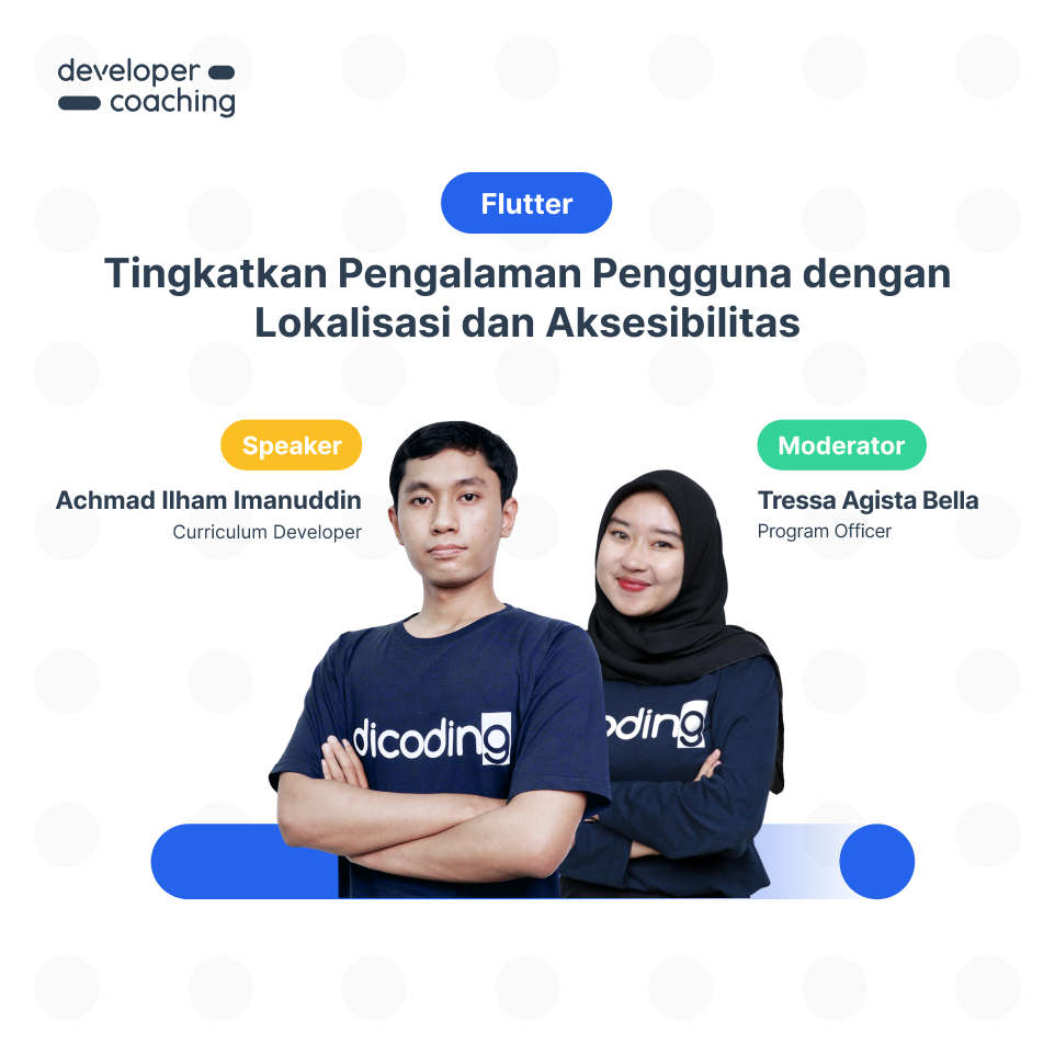 DevCoach 172: Flutter | Tingkatkan Pengalaman Pengguna dengan Lokalisasi dan Aksesibilitas