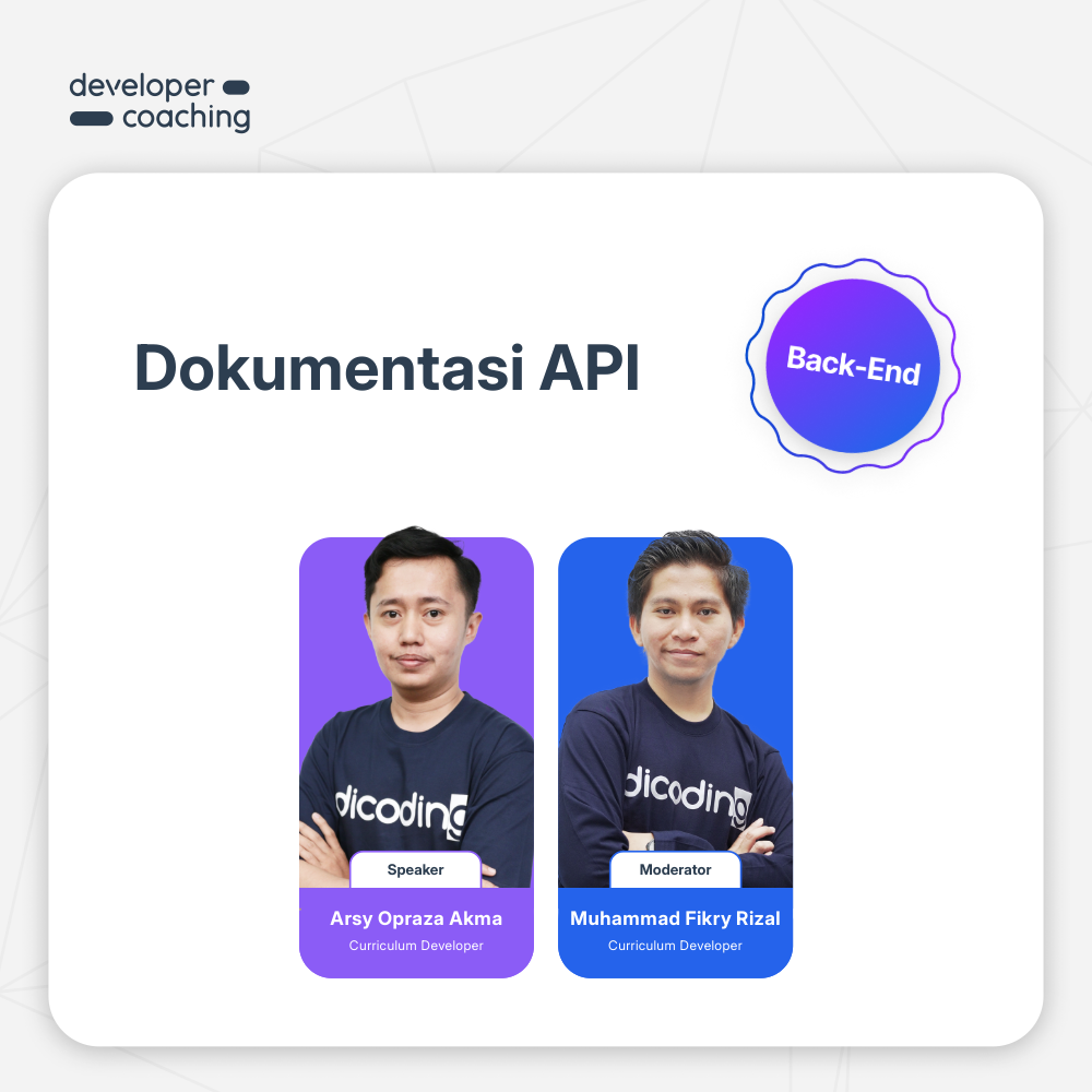 DevCoach 183: Back-End | Dokumentasi API