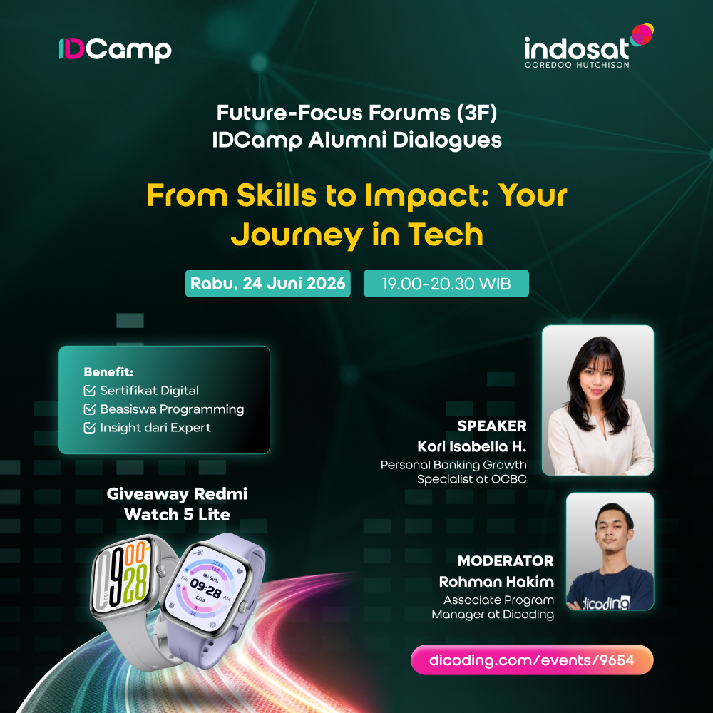 IDCamp Alumni Dialogue #4 - From Skills to Impact: Your Journey in Tech