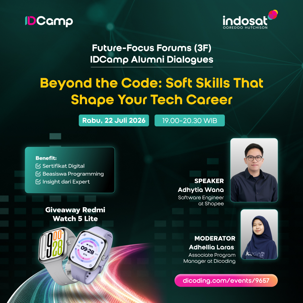 IDCamp Alumni Dialogue #5 - Beyond the Code: Soft Skills That Shape Your Tech Career
