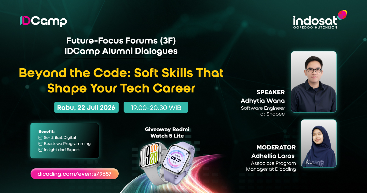 IDCamp Alumni Dialogue #5 - Beyond the Code: Soft Skills That Shape ...
