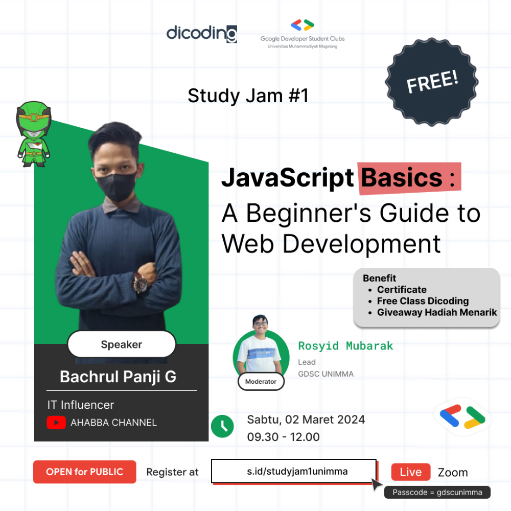 JavaScript Basics :  A Beginner's Guide to Web Development