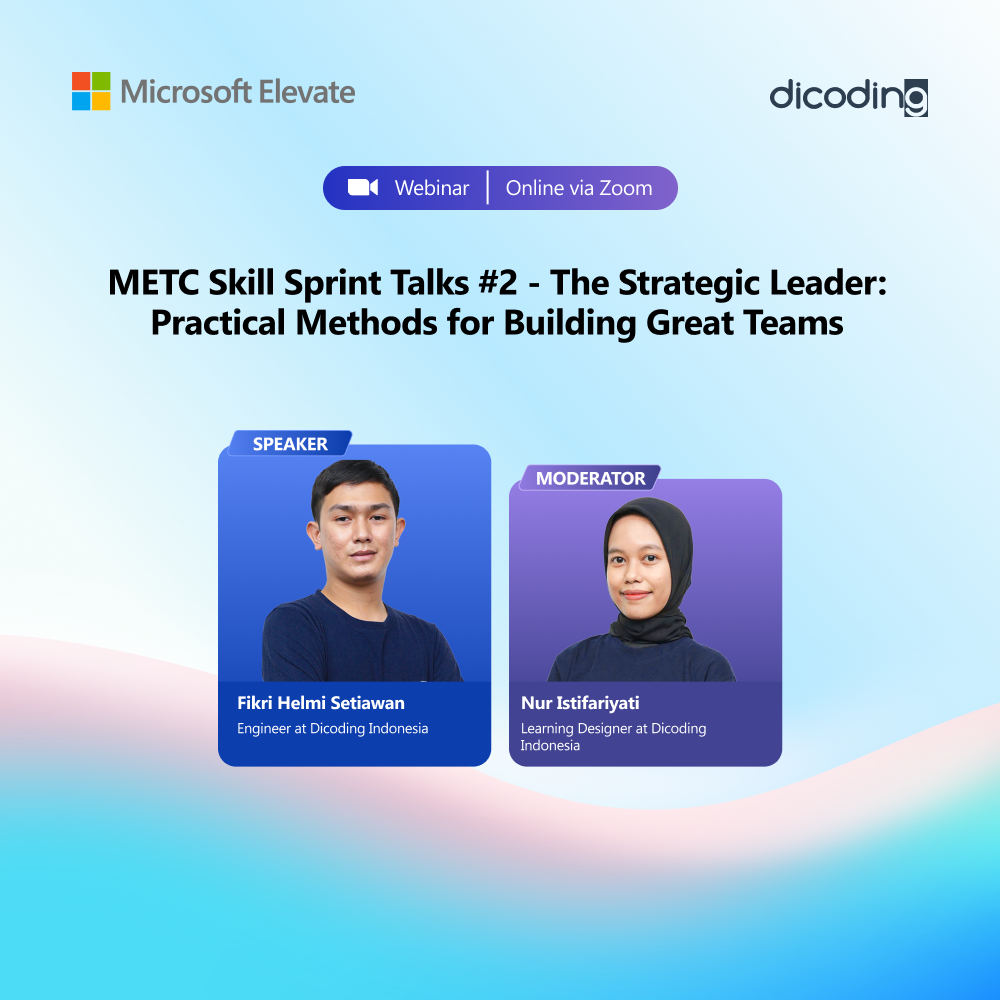 METC Skill Sprint Talks #2 - The Strategic Leader: Practical Methods for Building Great Teams