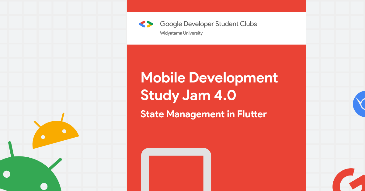 Mobile Development Study Jam 4.0 : State Management in Flutter ...