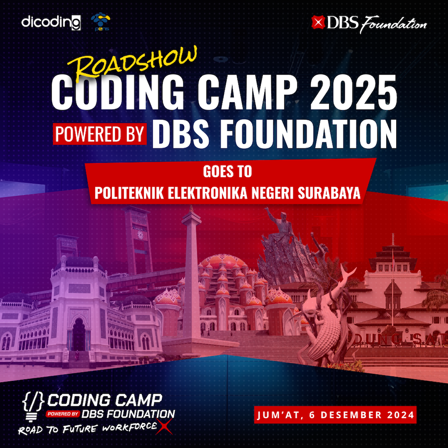 [Offline Roadshow #6] Coding Camp 2025 powered by DBS Foundation goes to Politeknik Elektronika Negeri Surabaya
