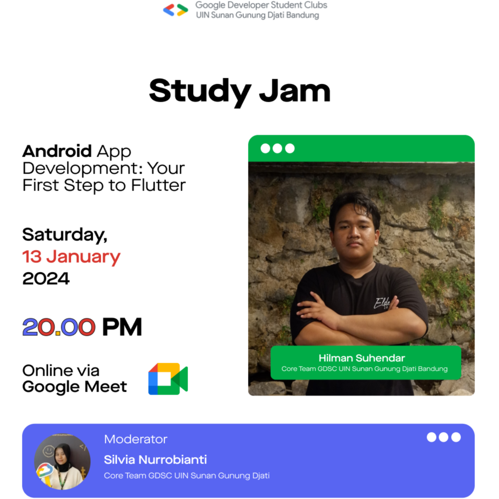 Study Jam - Android App Development: Your First Step to Flutter