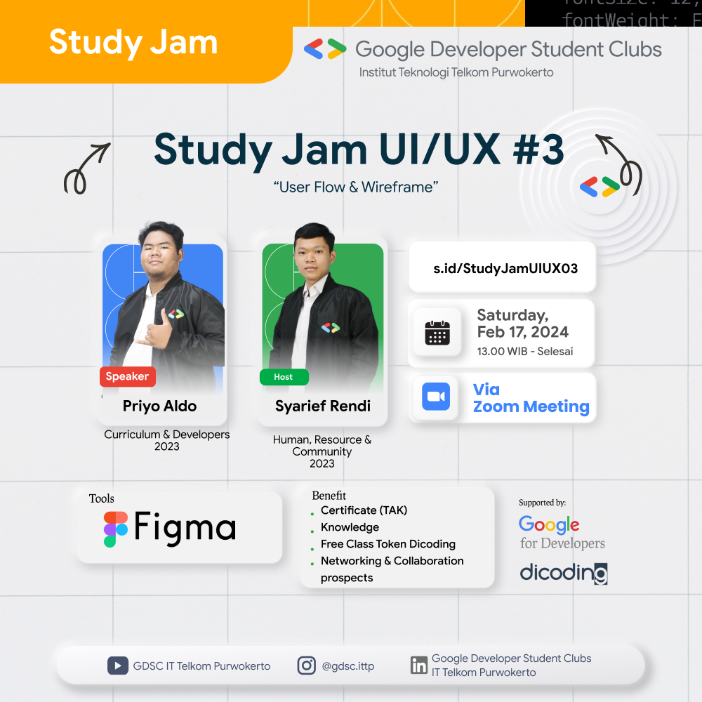 STUDY JAM UI/UX #3 "User Flow & Wireframe&rdquo;
