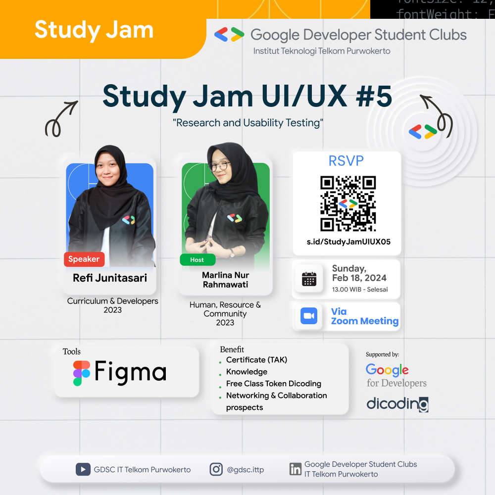 STUDY JAM UI/UX #5 "Research and Usability Testing"