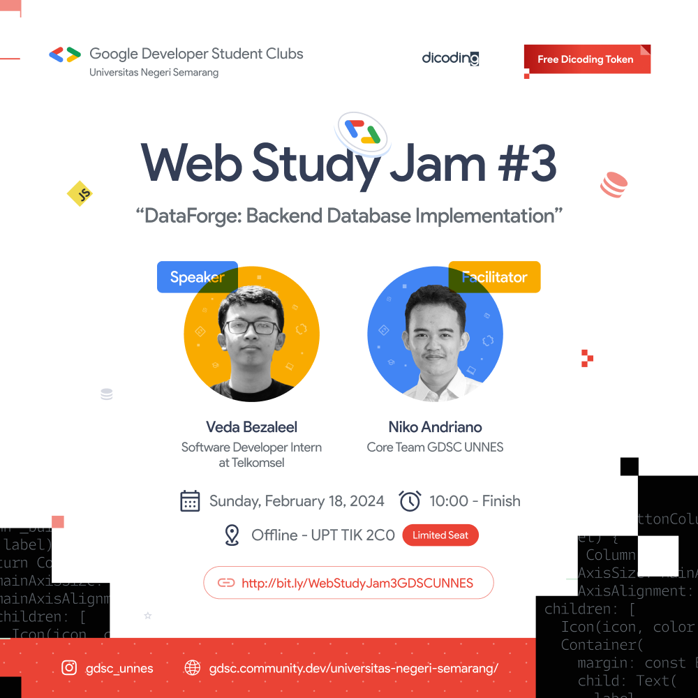 Web Study Jam #3 DataForge: Backend Database Implementation