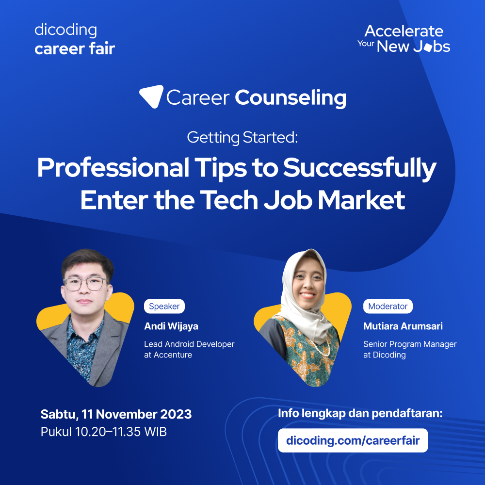 Career Counseling #1 -  Getting Started: Professional Tips to Successfully Enter the Tech Job Market