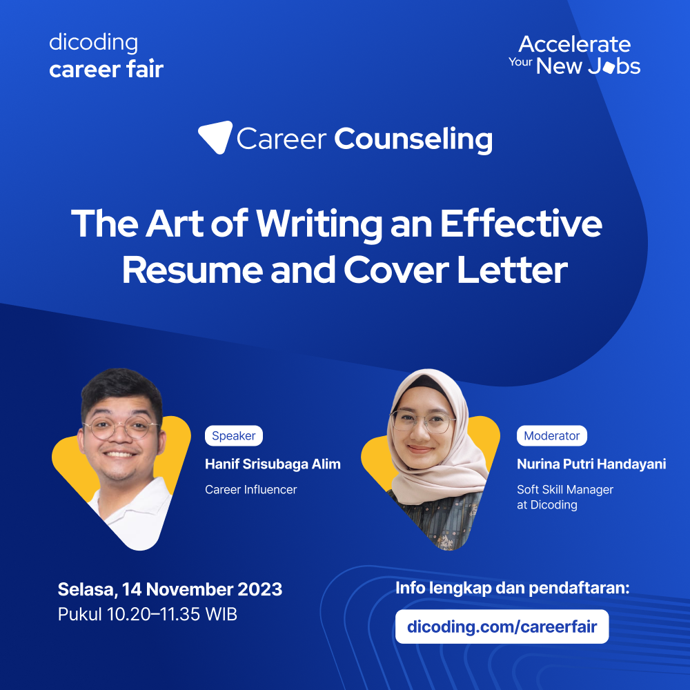 Career Counseling #4 - The Art of Writing an Effective Resume & Cover Letter