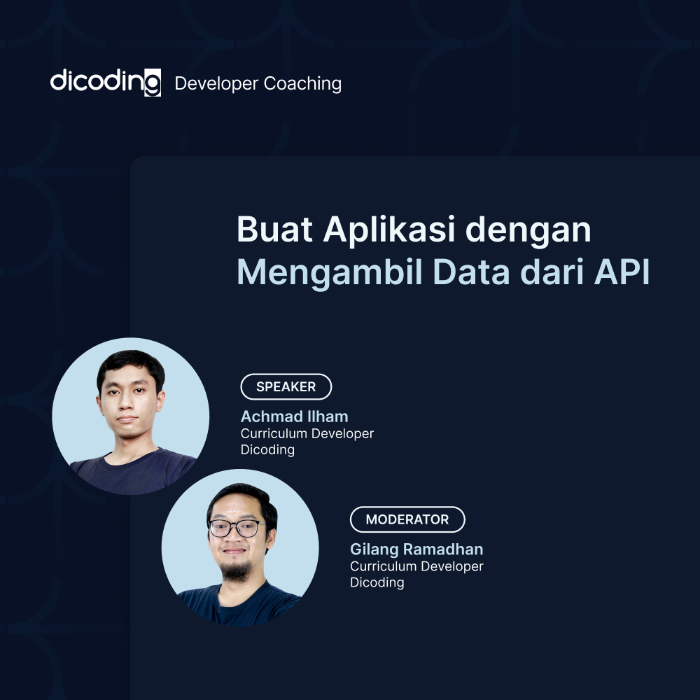 Dicoding Developer Coaching #57: Flutter | Buat Aplikasi dengan Mengambil Data dari API