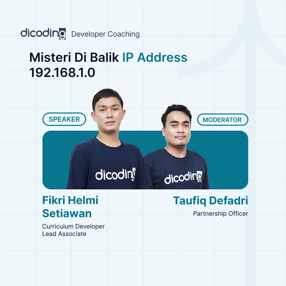 Dicoding Developer Coaching #88 : DevOps | Misteri Di Balik IP Address 192.168.1.0