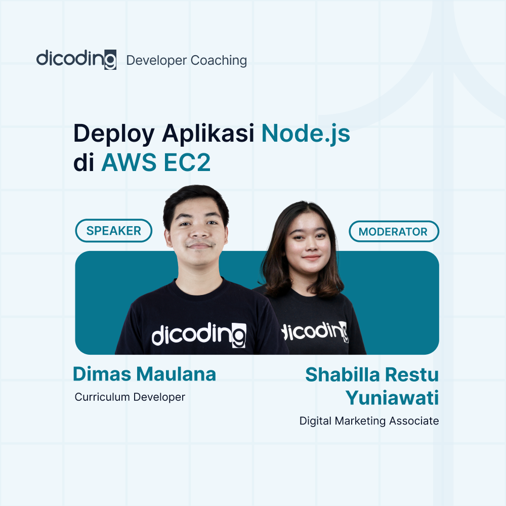 Dicoding Developer Coaching #92 : Back-End | Deploy Aplikasi Node.js di AWS EC2