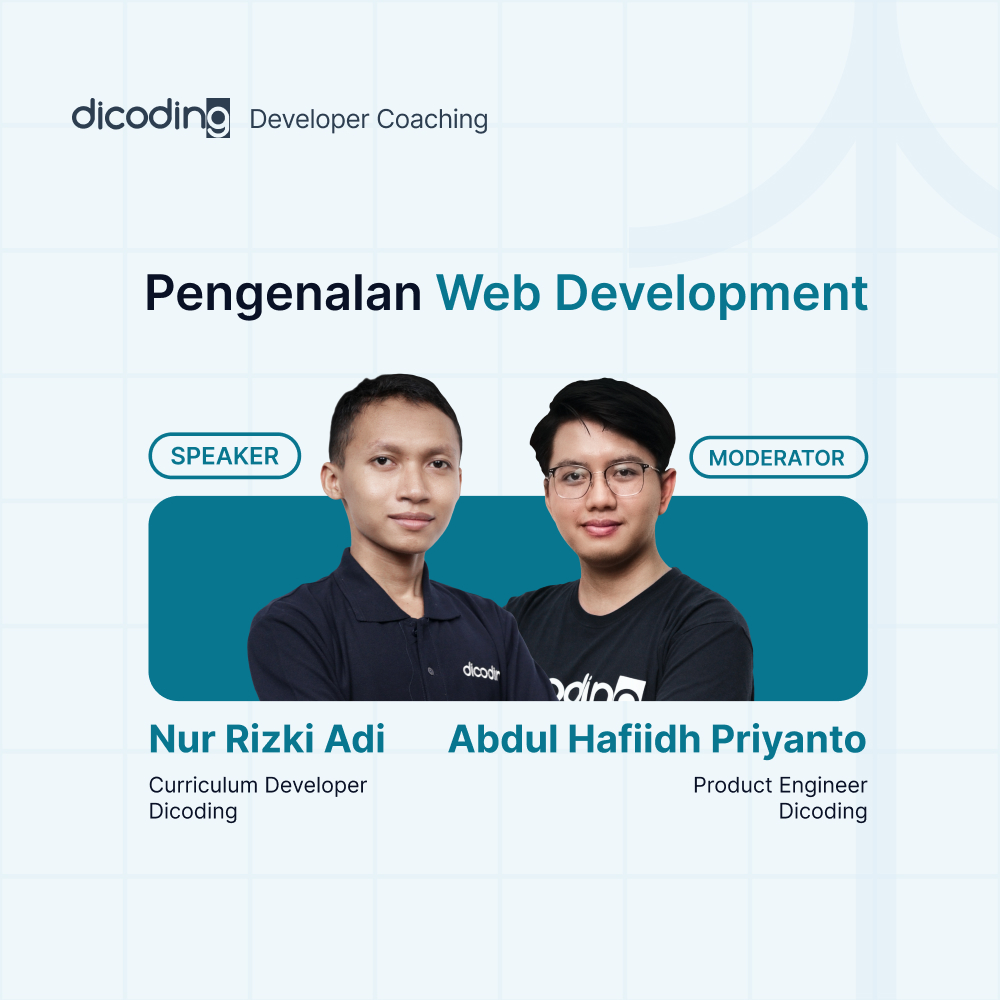 Dicoding Developer Coaching #93: Front-End Web | Pengenalan Web Development
