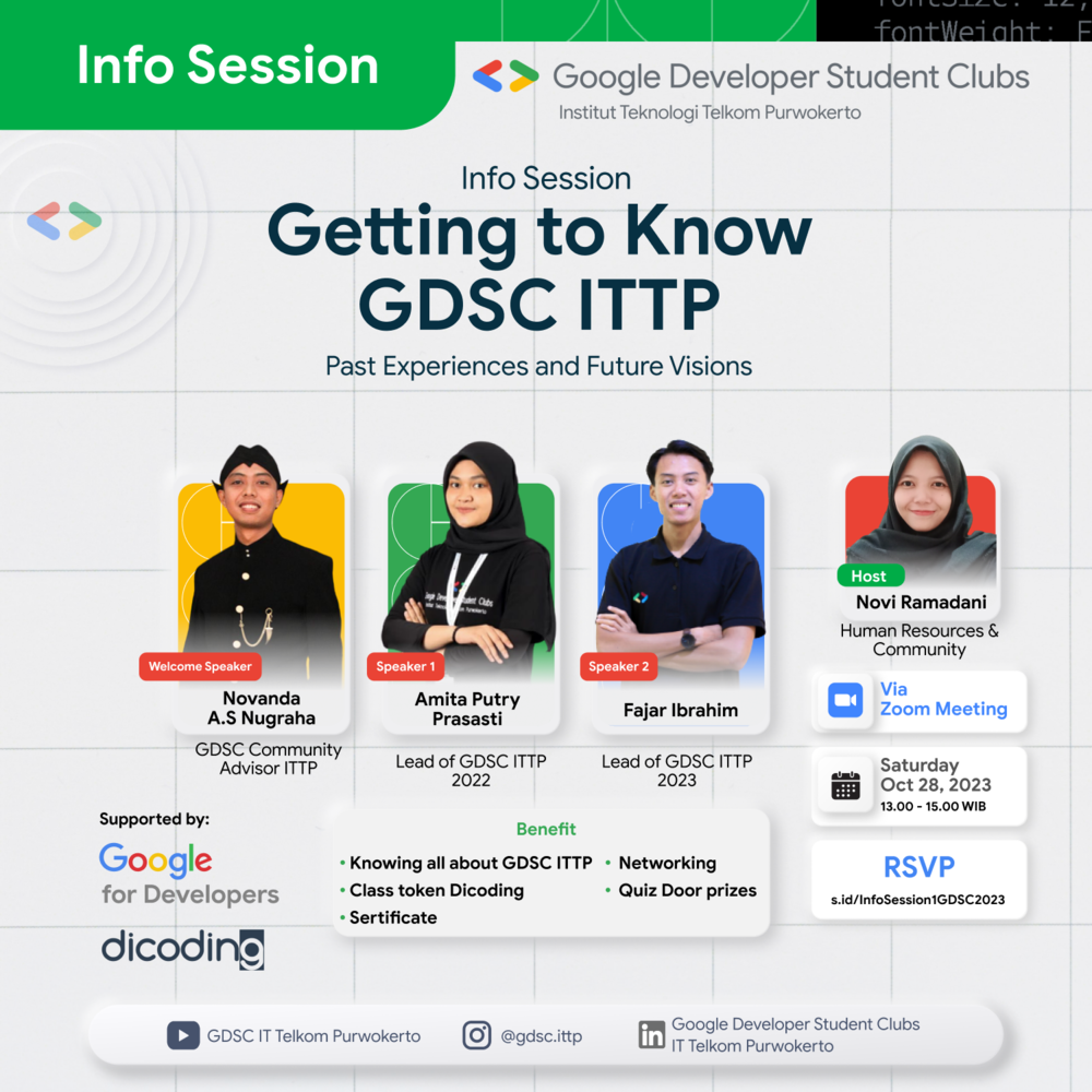 Getting to Know GDSC ITTP:  Past Experiences and Future Visions