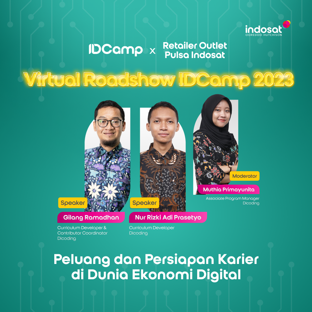 IDCamp Virtual Roadshow: Peluang dan Persiapan Karier di Dunia Ekonomi Digital