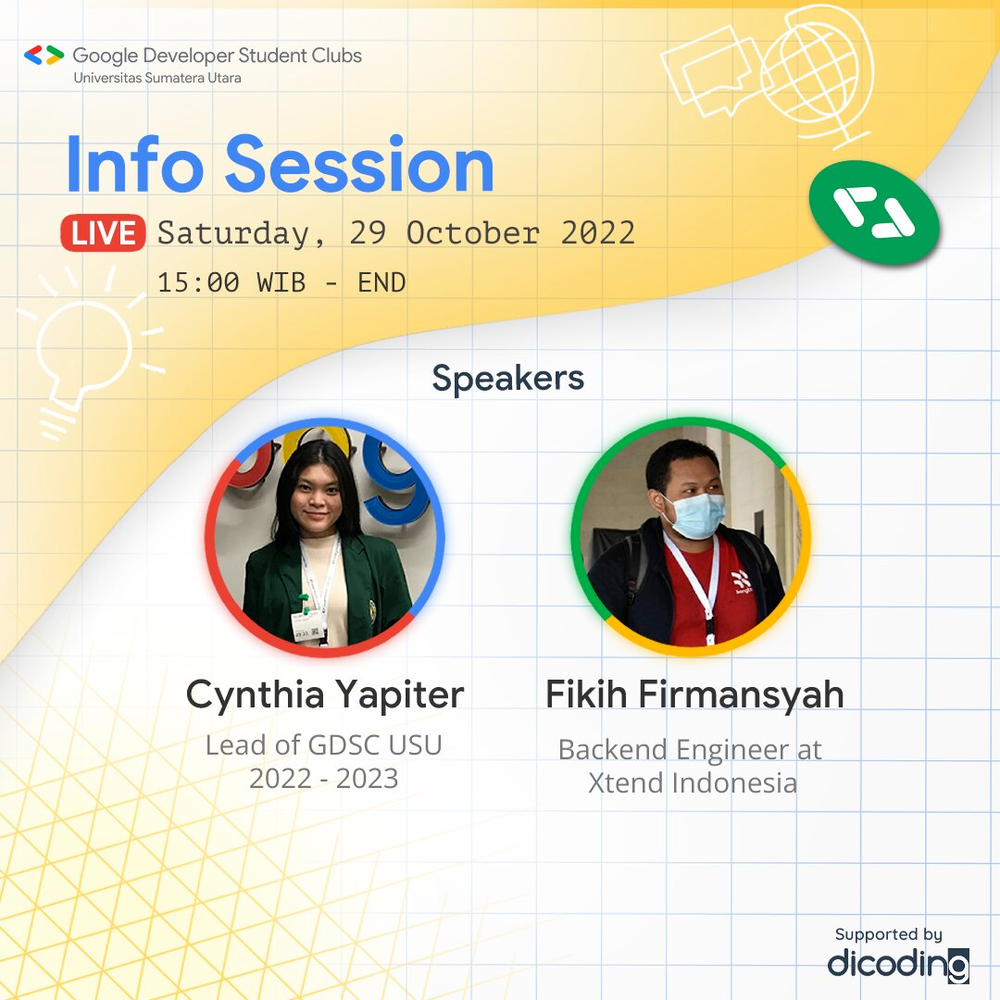 Info Session GDSC USU 2022 - Dicoding Indonesia