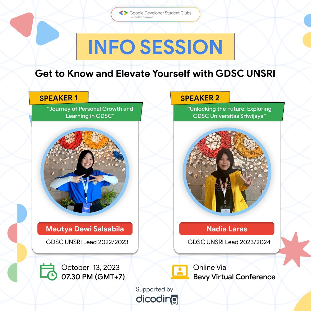 Info Session: Get to Know and Elevate Yourself With GDSC UNSRI