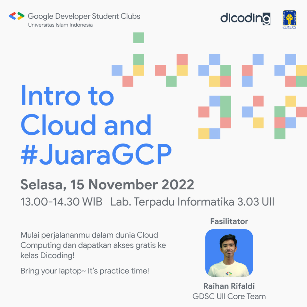 Intro To Cloud and #JuaraGCP