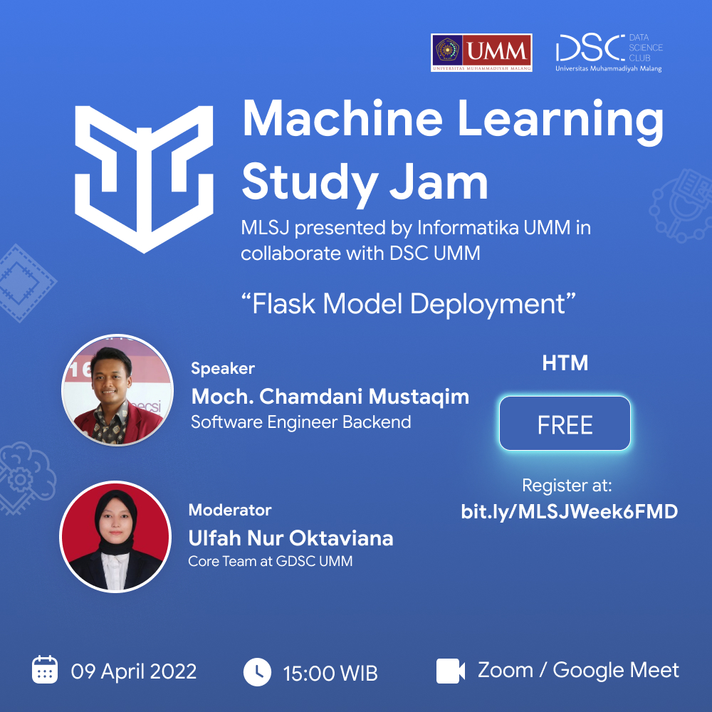 Machine Learning Study Jam ~ Flask Model Deployment