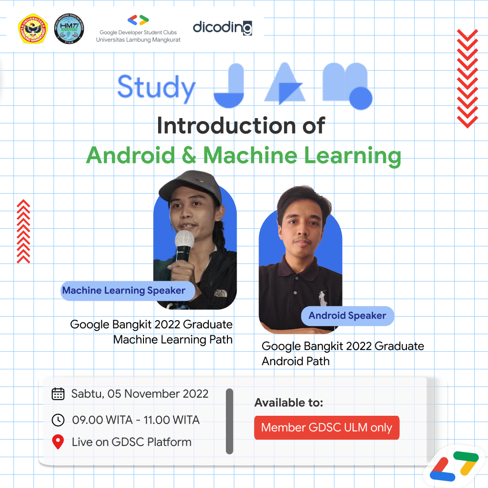 Study Jam Introduction of Android & Machine Learning