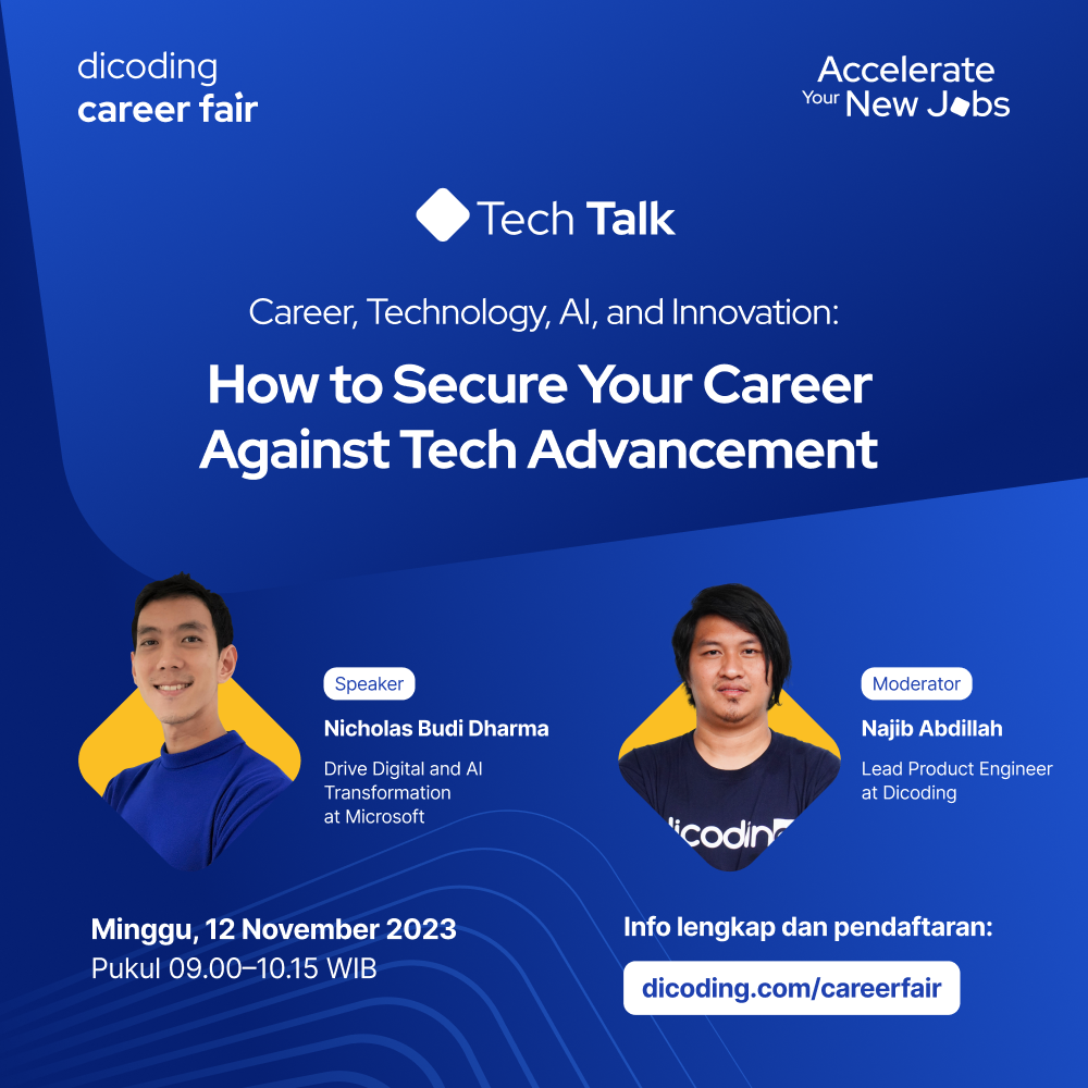 Tech Talk #2 - Career, Technology, AI, and Innovation: How to Secure Your Career Against Tech Advancement