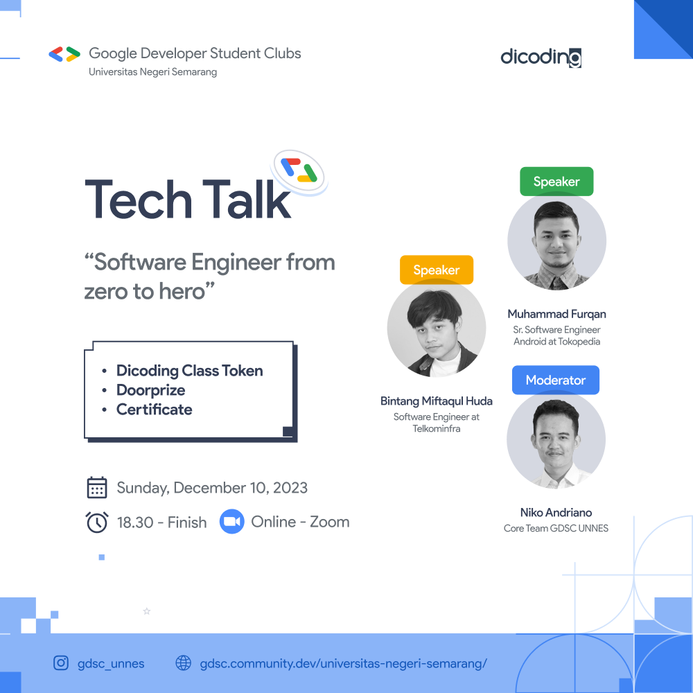 Tech Talk: Software Engineer from Zero to Hero