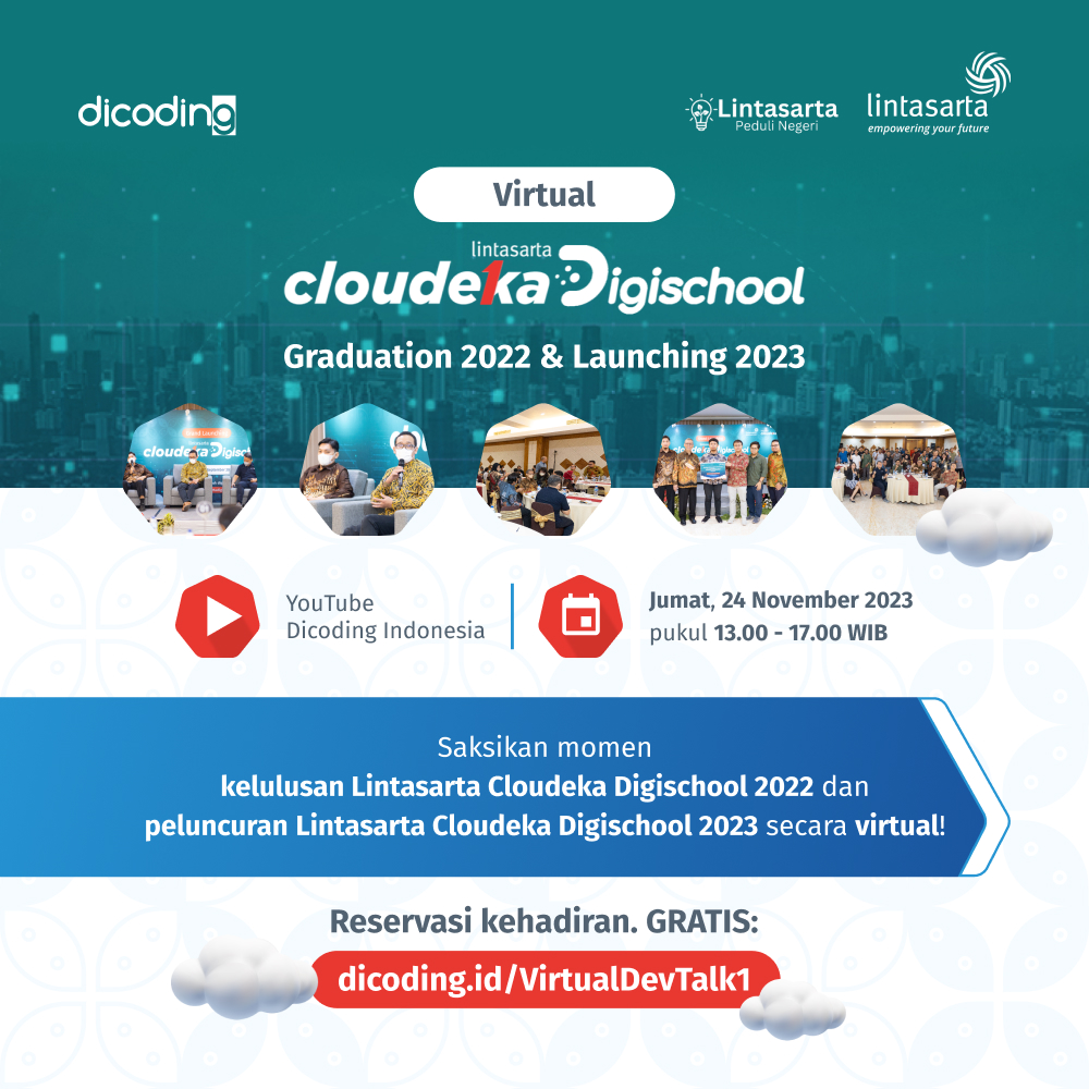 Virtual Graduation dan Launching Lintasarta Cloudeka Digischool